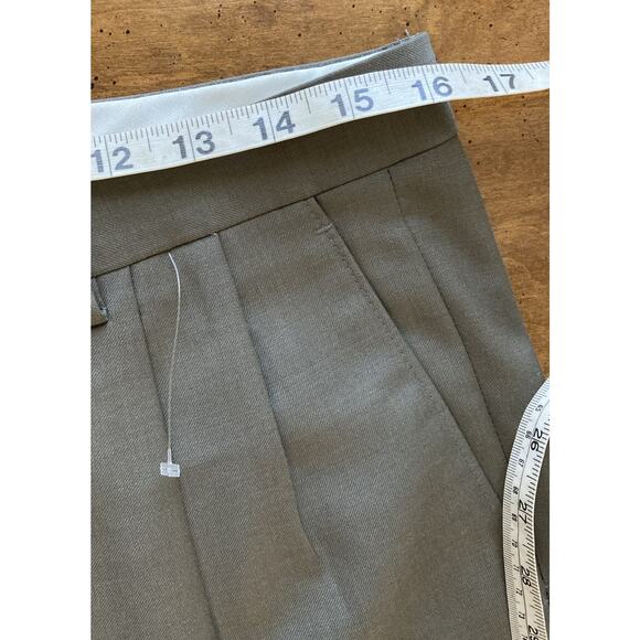 Lauren Ralph Lauren Wool 2-Piece Suit Sz 38R 32x31 Trousers Taupe business - Picture 14 of 16